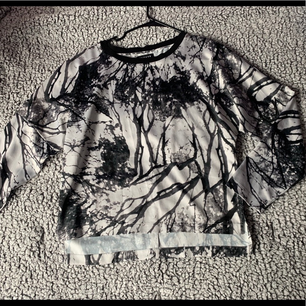 Silk Crew Neck Long Sleeve